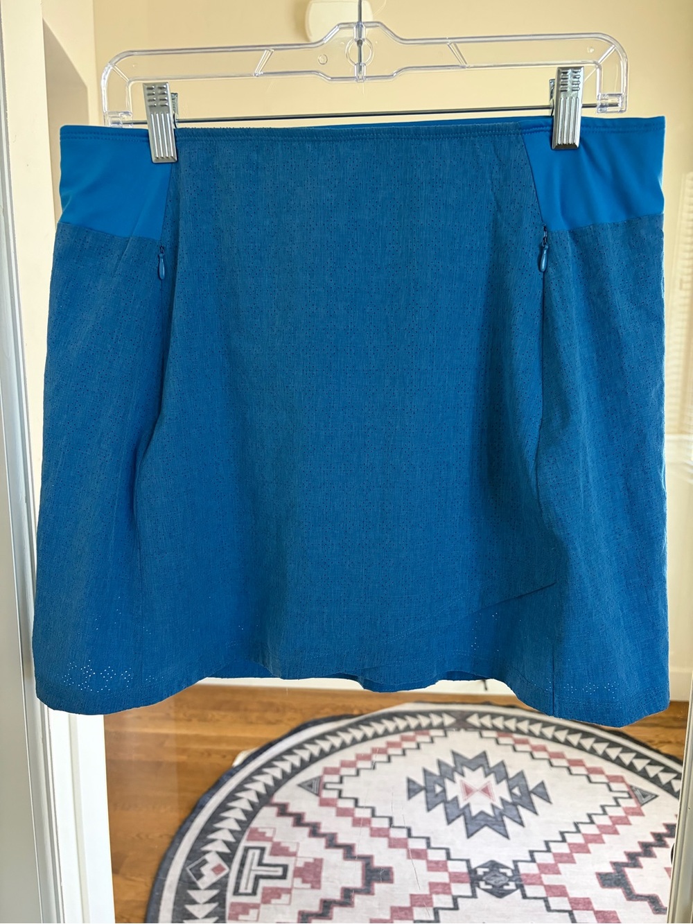 Callaway Teal Blue Mini Skirt with Sporty Waistband